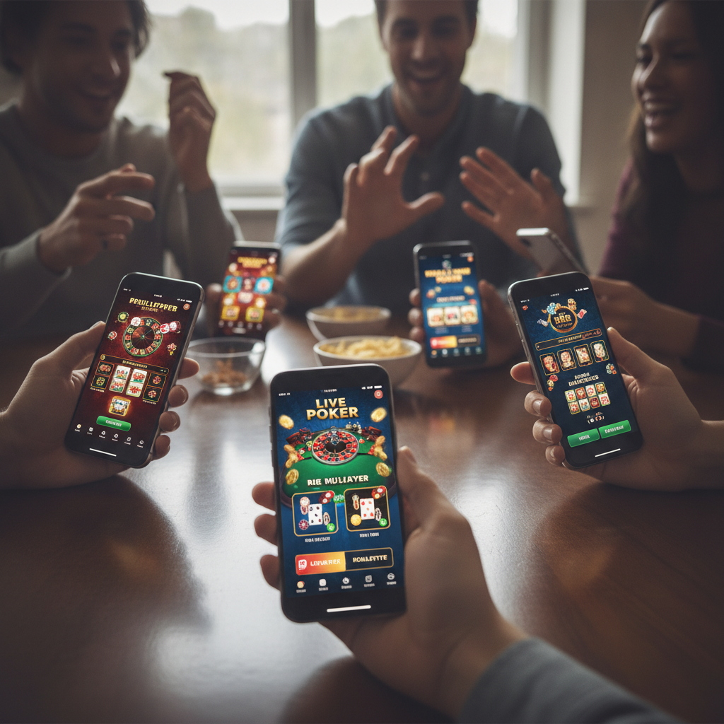 スマートフォンで無料で遊べるカジノゲーム：友達とリアルタイム対戦できるおすすめアプリ完全ガイド