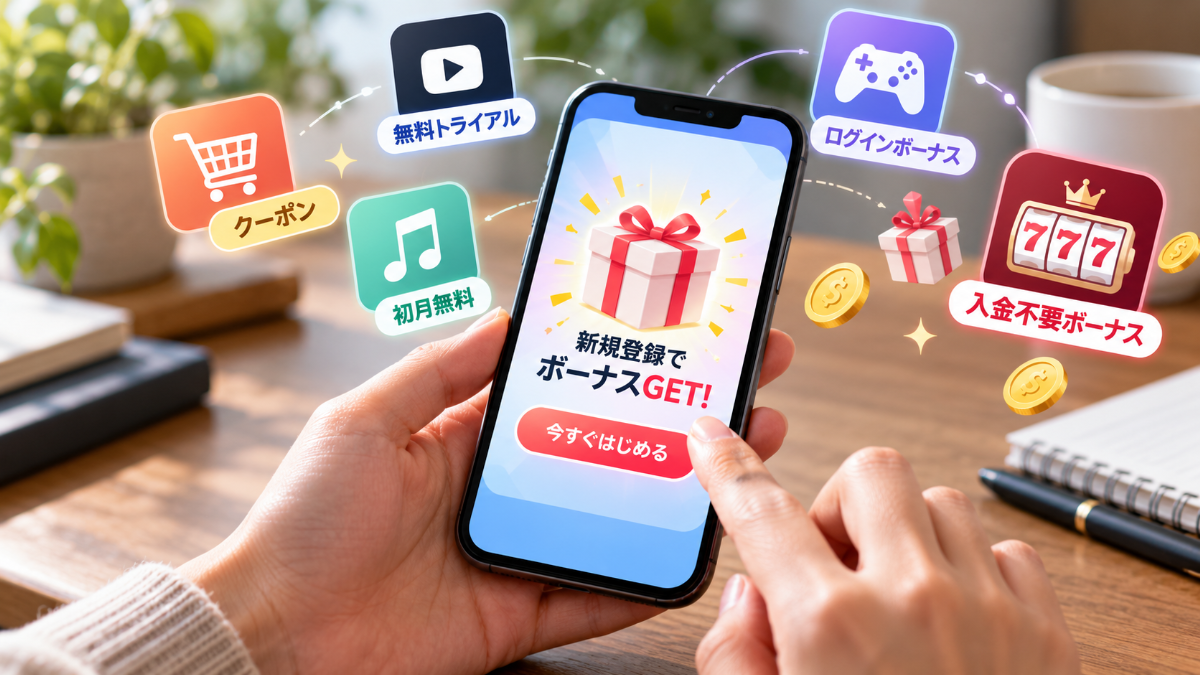 スマホアプリの無料特典は本当にお得？